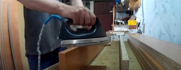 Warm up with an iron