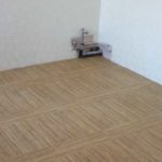 Another option for parquet layout from vinyl tiles