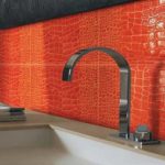 Textured tiles look great, only it is difficult to clean