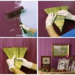 An example of an unusual use of conventional water-based paint, but the bottom coat should be much lighter