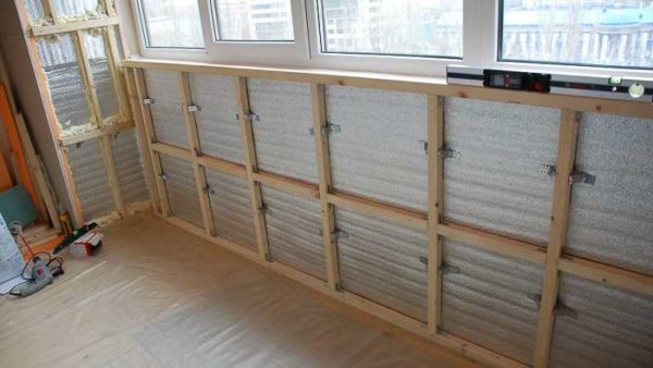 Wooden slats can be attached to hangers