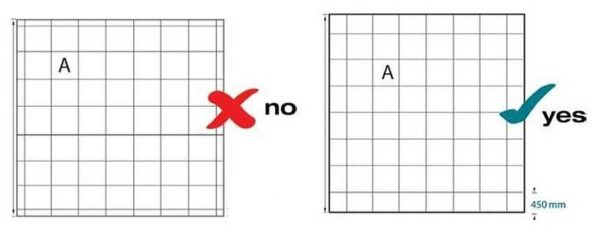 Better draw a plan, and then proceed with the installation