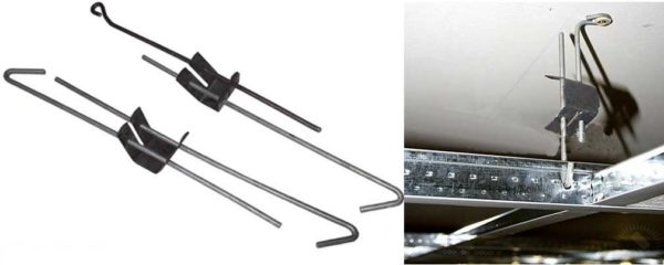 How to use the suspension when installing the Armstrong ceiling