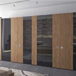 Chipboard and frosted glass. Stylish and solid