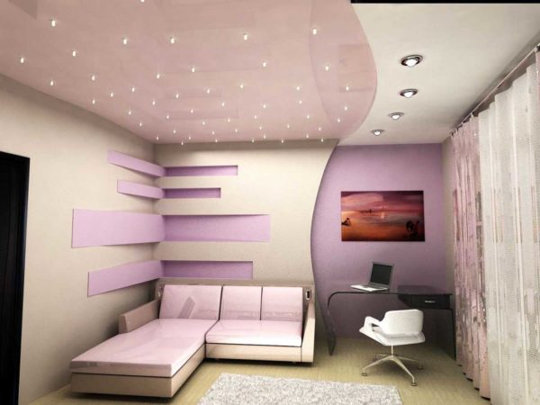 Spotlights - this name reflects the appearance of this lighting fixture and the size of the illuminated space