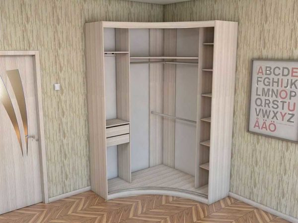 Another option for filling a five-walled wardrobe