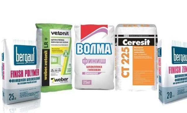 Choosing a putty by manufacturer is one of the main tasks
