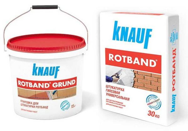 The most popular type of plaster is Rotband