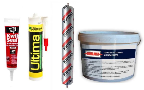 Forms of release of sealants