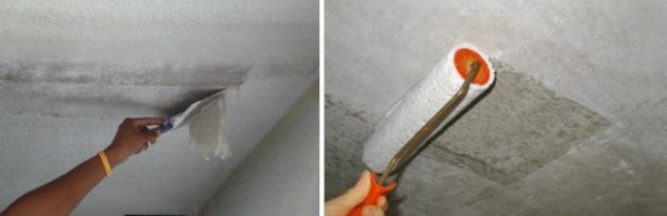Before gluing the ceiling with tiles, it must be prepared