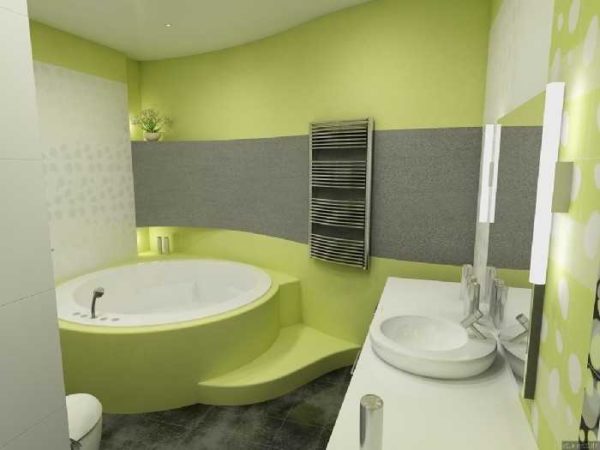 It is not necessary to paint the walls in one color. Apply imagination