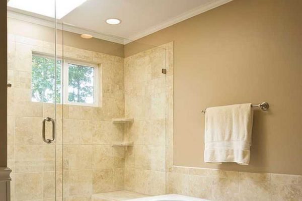 Beige bathroom paint - a classic choice