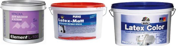 Some brands of latex bathroom paint