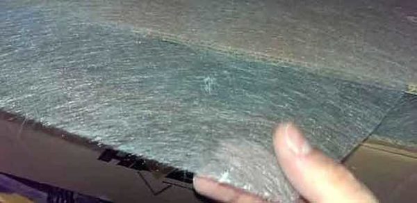 It looks like a fiberglass spider web
