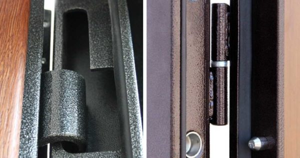 Hidden (right) and outside sang