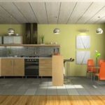 Material flaws can always be played up so that they turn into a highlight of the interior