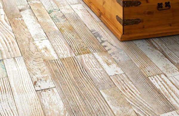 Photo-printed cork floor - option for loft-style interiors