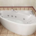 With built-in hydromassage