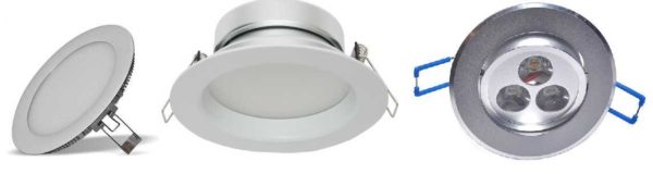 LED luminaires have a low height so that the ceiling can be lowered to a small height