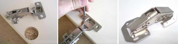 Types of hinges - mortise overhead