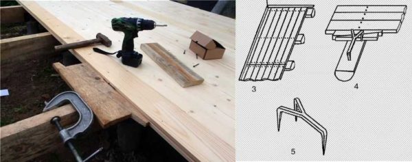 Clamps and special bracket are installed faster