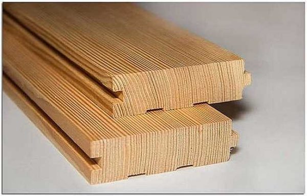 This is what a grooved floorboard looks like