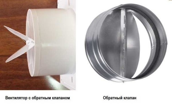 Which bathroom fan is better - with or without a check valve - it's up to you