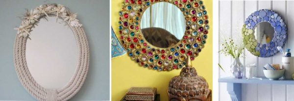 Round mirror decor examples