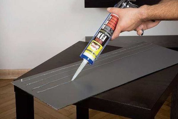 Silicone neutral sealant works great
