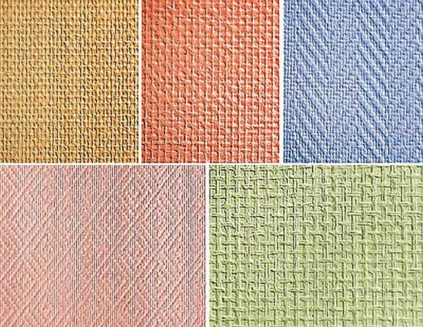 Some types of fiberglass wallpaper