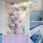 In the form of a panel of tiles