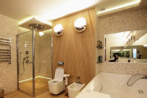 Imitation of tiles for walls on sheet finishing materials is a way to quickly and inexpensively make repairs in the bathroom