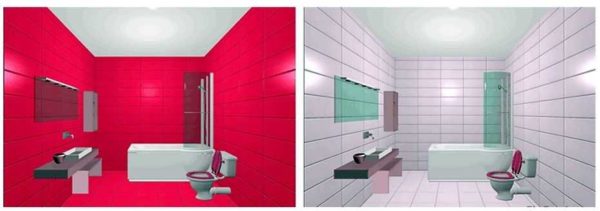 Light walls make the room more spacious