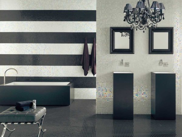 Choosing a way to lay out tiles in the bathroom is not easy
