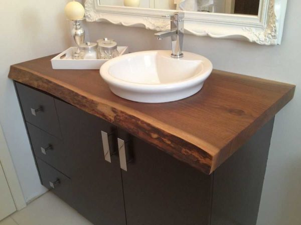 In a refined interior, a raw edge ... contrast adds flavor