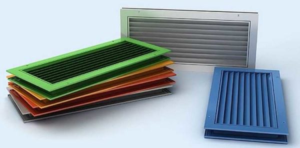 Transfer grilles for ventilation