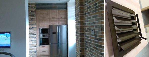 Louvered grilles are also called adjustable, since they have a movable flap
