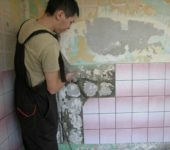 Removing old finishes from all surfaces