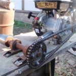 Insecure construction. It is advisable to cover both the chain and the motor with a casing