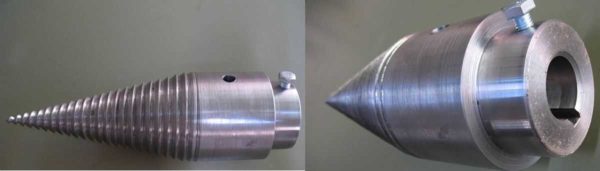Wood splitter screw