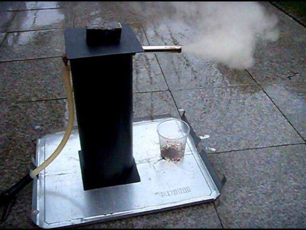 Cold smoked smoke generator - one of the options