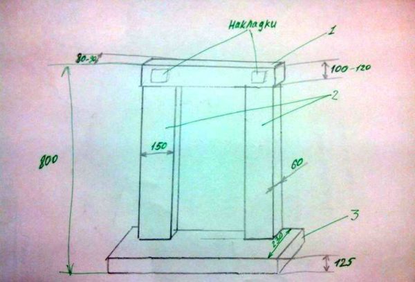 Fireplace drawing from a cardboard box