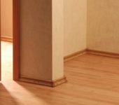 Plastic skirting board - a practical solution