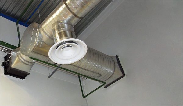 If the shape and size match, installing a ceiling diffuser is not a problem