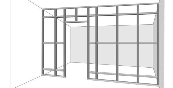 Something like this looks like a frame for a partition