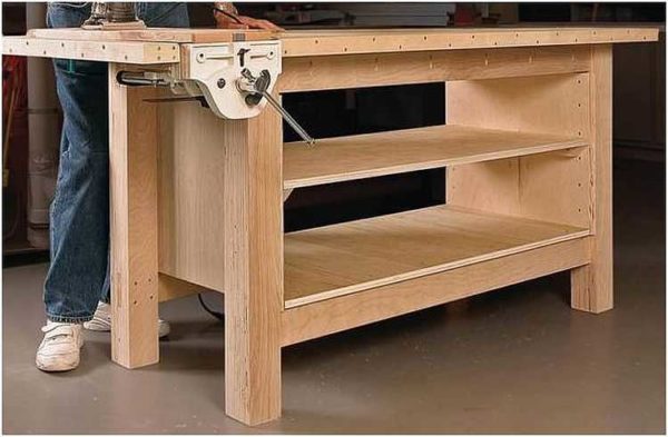 Drawers can be placed on shelves