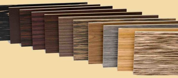 MDF can be covered with a veneer layer or PVC foil with a repetition of the wood structure