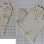 Pattern of peony petals, which you can draw yourself on a sheet in a cage