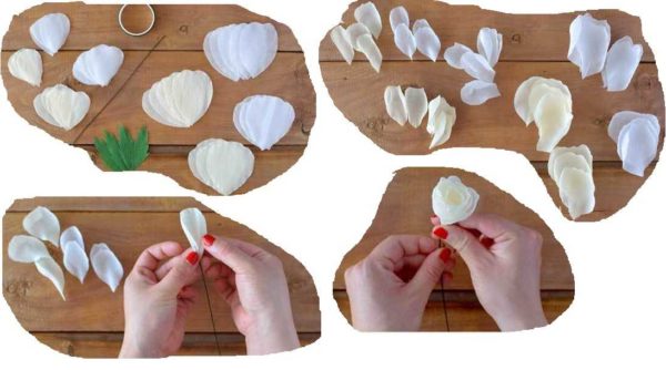 Diy corrugated paper flowers: making a rose
