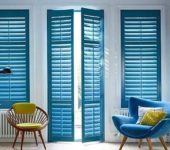 Louvered doors create almost no barriers to air movement